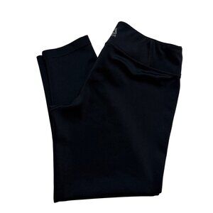 Reebok Speedwick Yoga Capri Leggings Womens Size L Black Casual Workout